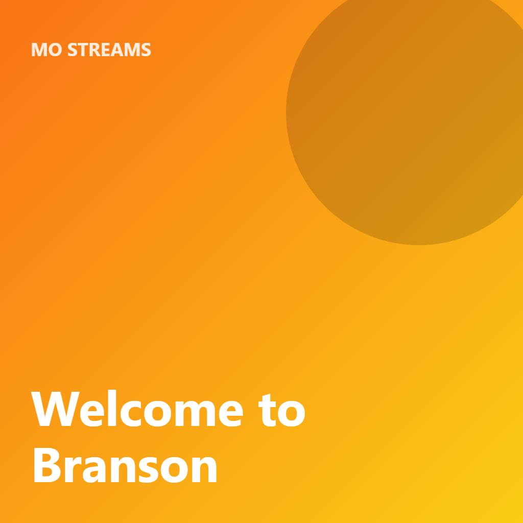 Welcome to Branson