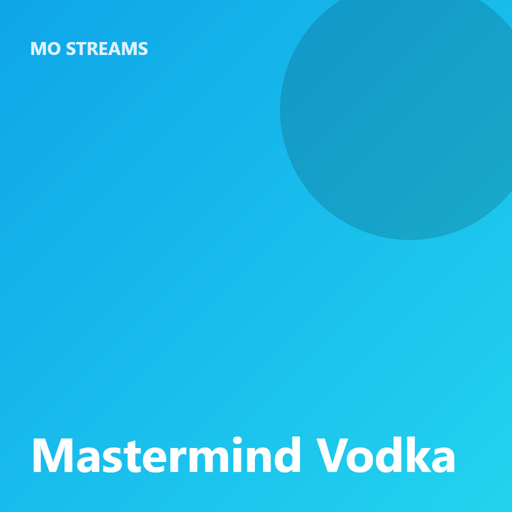 Mastermind Vodka