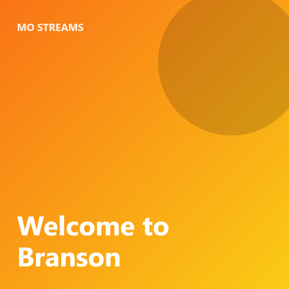 Welcome to Branson